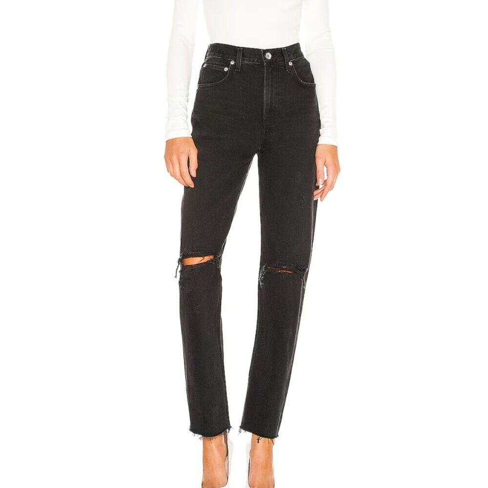 Agolde Cherie High Rise Straight Jeans